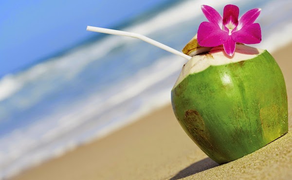 coconut-water beach